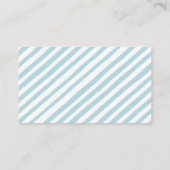 ブルーリトルカボチャ男の子の赤ちゃんシャワーおむつラッフル エンクロージャーカード (裏面)