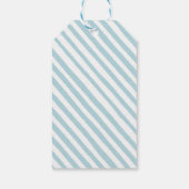 ブルーリトルカボチャ男の子の赤ん感謝していだシャワーユーラベル ギフトタグ (裏面)