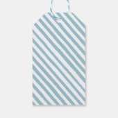 ブルーリトルカボチャ男の赤ちゃんシャワー感謝していユーラベル ギフトタグ (裏面)