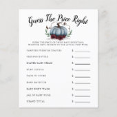 ブルーリトルカボチャ赤ちゃんシャワー価格を推測 (正面)