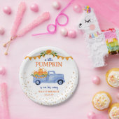 ブルーリトルカンプキンベビーシャワー紙プレート ペーパープレート (パーティー)