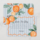 ブルーリトルキューティーパステルシトラスベイビーブックス エンクロージャーカード (正面/裏面)
