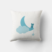 ブルーリトルクマ枕 クッション (裏面)