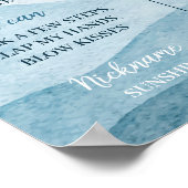 ブルーリトルサンシャイン1stバースデーマイルストーンポスター ポスター (角)