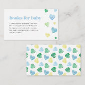 ブルーリトルスウィートベビーシャワーベビー 名刺 (正面/裏面)