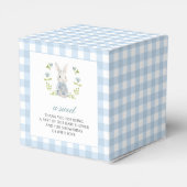 ブルーリトルバニー春男の赤ちゃんシャワーサンキュー フェイバーボックス (裏面サイド)