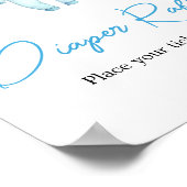 ブルーリトルブハロウィンおむつラッフル ポスター (角)