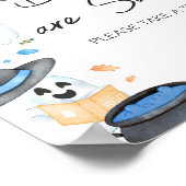 ブルーリトルブハロウィーンベビーは甘い ポスター (角)