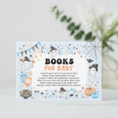 ブルーリトルブハロウィーン幽霊ブズ男の赤ちゃん エンクロージャーカード (スタンド正面)