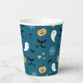 ブルーリトルブハロウィーン幽霊 紙コップ (左)