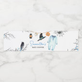 ブルーリトルブハロウィーン赤ちゃんシャワー ペットボトルラベル (シングルラベル)