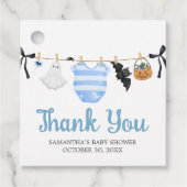 ブルーリトルブベビーシャワースクエア フェイバータグ (正面)