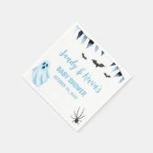 ブルーリトルブベビーシャワーペーパーナプキン スタンダードカクテルナプキン (角)