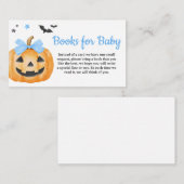 ブルーリトルボー不気味カボチャベビー エンクロージャーカード (正面/裏面)