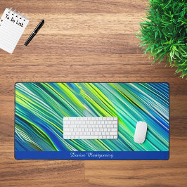 ブルーリニアキュート美学 デスクマット