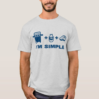ブルーリノ「私はシンプル」メンズ Tシャツ