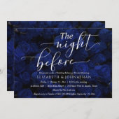 ブルーリハミニマルーサルディナー招待状 招待状 (正面/裏面)