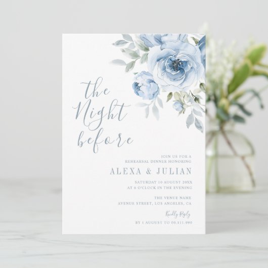 ブルーリハーサル前の夜 招待状 (スタンド正面)