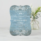 ブルーリハ素朴ーサルディナー招待状 招待状 (スタンド正面)