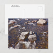 ブルーリバーパターン、ブリッケンリッジ ポストカード (正面/裏面)