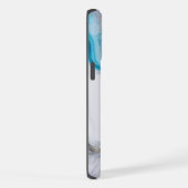 ブルーリバーマーブル iPhoneケース (右側面)