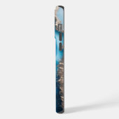 ブルーリバーマーブル iPhoneケース (左側面)