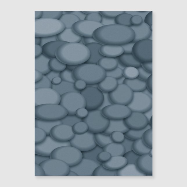 ブルーリバーロックの小石アート (正面)