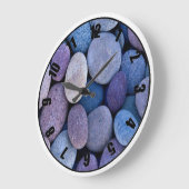 ブルーリバーロックカスタマイズフォトクロック ラージ壁時計 (傾斜)