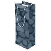 ブルーリバーロックピーブルズアート ワインギフトバッグ (裏面アングル)