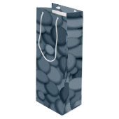 ブルーリバーロックピーブルズアート ワインギフトバッグ (正面アングル)