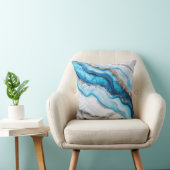 ブルーリバー大理石 クッション (椅子)