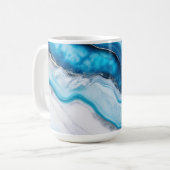 ブルーリバー大理石 コーヒーマグカップ (正面左)
