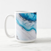 ブルーリバー大理石 コーヒーマグカップ (左)