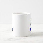 ブルーリボンのイラスト コーヒーマグカップ (中央)
