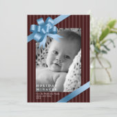 ブルーリボンのボウフレーム ホリデー ミラクル ベイビー ファースト シーズンカード (スタンド正面)