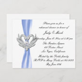 ブルーリボンシルバースワンズリハーサルディナー招待状 招待状 (正面/裏面)