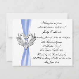 ブルーリボンシルバースワンズリハーサルディナー招待状 招待状