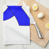 ブルーリボンスケッチ キッチンタオル (四つ折り)