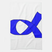 ブルーリボンスケッチ キッチンタオル (縦)