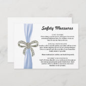 ブルーリボンダイヤモンドボウ安全対策 エンクロージャーカード (正面/裏面)