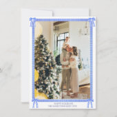 ブルーリボンフォトグランドミレニアルホリデー シーズンカード (正面)