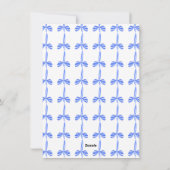 ブルーリボンフォトグランドミレニアルホリデー シーズンカード (裏面)