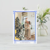 ブルーリボンフォトグランドミレニアルホリデー シーズンカード (スタンド正面)