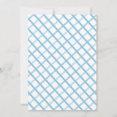 ブルーリボンボーウウォーターカラーギンガム男の赤ちゃん (裏面)