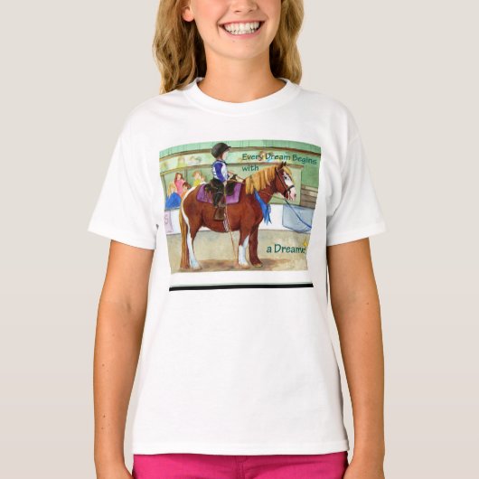 ブルーリボンポニー ベビーTシャツ (正面)