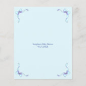 ブルーリボンリトルラムベビーシャワービンゴゲーム (裏面)