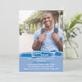 ブルーリボン大学院フォト招待状 招待状 (スタンド正面)