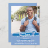 ブルーリボン大学院フォト招待状 招待状 (正面/裏面)