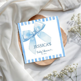 ブルーリボン男の赤ちゃんランチョンウェルカム スタンダードランチョンナプキン