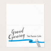 ブルーリボン開会式の写真/マップカード 名刺 (外部フラット)